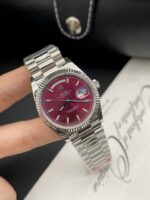 Rolex Day-Date Best Replica Watch Strawberry Dial EW Factory 40mm - Image 2