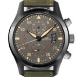IWC Pilots Anthracite Dial Chronograph Ceramic Titanium 46mm Men’s Watch IW388002(1:1 replica)