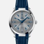 Seamaster Aqua Terra 150M Co-Axial Master Chronometer 41mm Grey Dial On Rubber Strap(1:1 replica)