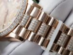Rolex Day-Date 128395TBR Refined 18K Gold Wrapped   Moissanite Diamonds Best Replicas 36mm - Image 8