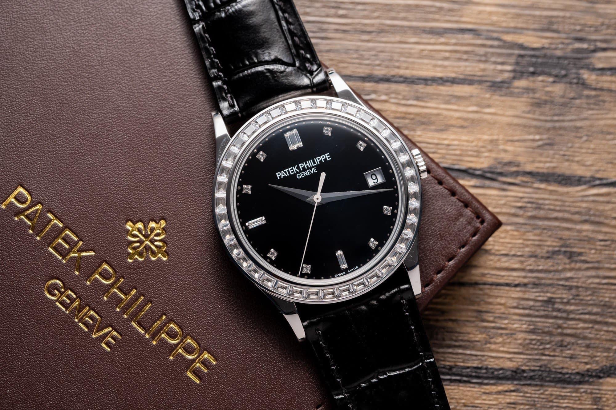 CD5F067D-9D74-D7EF-B285-4A19F808D8D4.jpg Patek Philippe Calatrava 5298P Replica 1:1 Watch Black With Stone Bezel 38mm - Image 1
