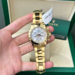 Rolex Daytona 116508 Gold Wrapped Replica 11 Watch Dial Mother Of Pearl 40mm - Image 2