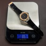 Hublot Classic Fusion Titanium King Gold Copies Watches Movement SW300 Crocodile Leather Strap 42mm - Image 2