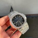 Replica PATEK PHILIPPE Nautilus 5711 PPF 1:1 Best Edition Gray Textured Dial on SS Bracelet 324CS