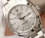 Replica Rolex DateJust 41mm 126300 Noob Polished Bezel Silver Dial Stick Markers Bracelet A3235 - Image 3