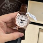Patek Philippe Replica 1:1 Watch 5205R 18K Rose Gold Wrapped Men White Face 40mm - Image 3