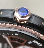 Replica Cartier JJF Calibre De Cartier Diver DLC Black Dial RG Bezel Black Rubber Strap A23J - Image 12