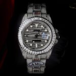 Rolex Replica Watch GMT Master II Custom Full CZ AMG Factory 40mm
