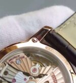 Replica Omega V6F De Ville Hour Vision Co-Axial 41mm RG White Dial Brown Leather Strap A8500 - Image 7