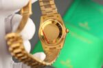 Rolex Day-Date Replica Watch Dial Mother Of Pearl Custom Gold Wrapped 36mm - Image 10