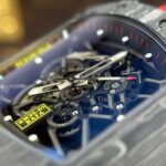 Richard Mille RM35-01 Rafael Nadal Carbon NTPT Best Copies Watches White Rubber Strap ZF Factory 49,9x43mm - Image 9