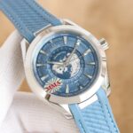 Seamaster Aqua Terra 150M 43 mm, steel on rubber strap(1:1 replica)