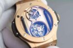 Replica Hublot Big Bang 44mm Vendome Real Tourbillon Rose Gold Black Gummy - Image 4