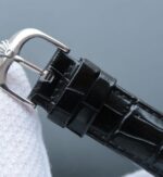 Replica Rolex MK Cellini Time 50509 Black Dial Leather Strap A3165 - Image 4