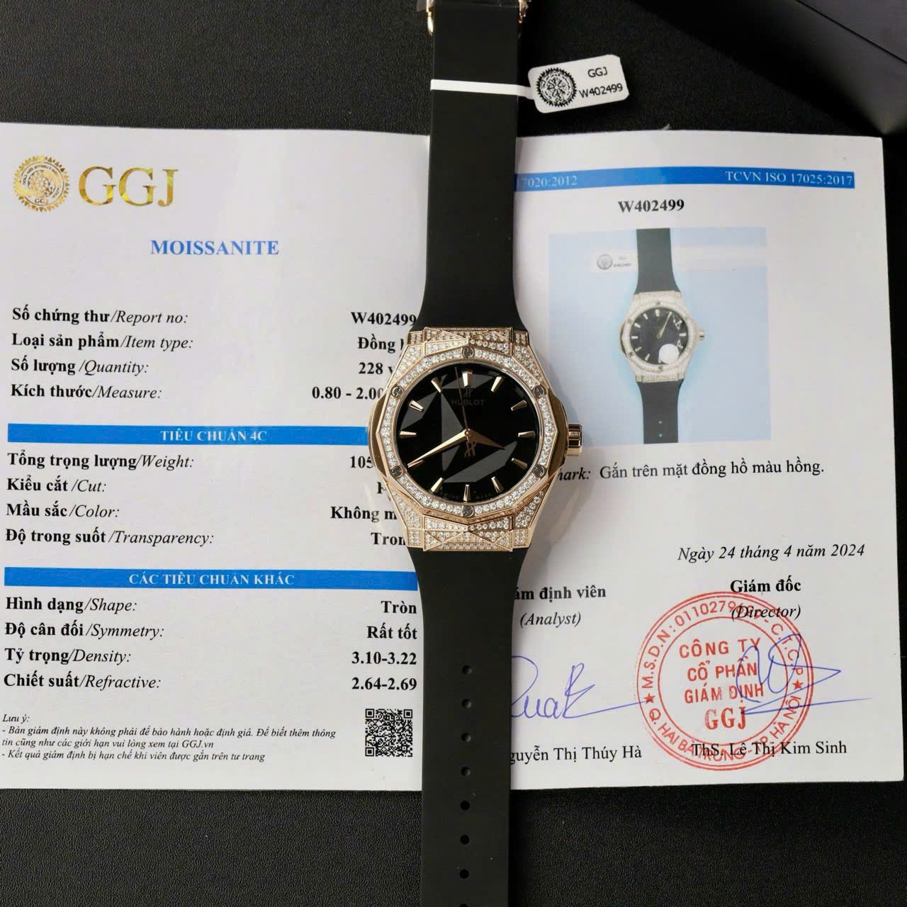 D1443C76-152E-D244-C18A-3F372B541FD4.jpg Hublot Orlinski King Gold Replica Watch Full Moissanite Diamond 40mm - Image 1