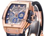 Hublot SPIRIT OF BIG BANG Chronograph, 45 mm Textured rubber strap(1:1 replica) - Image 5