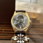 Patek Philippe Replica Watch Complications 5146 Gold Plated leather Strap 40mm