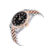 Rolex Datejust Black Roman Replica - Image 3