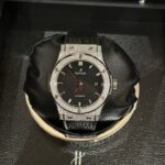 Hublot Replica 1:1 Watch Classic Fusion Full Black Moissanite Diamond 42mm - Image 2