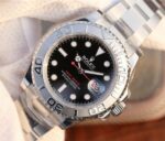 Replica Rolex Yacht-Master 116622 JF Black Dial SS Bracelet A2824 - Image 2