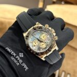 Rolex Daytona Replica Watch Purple Mother of Pearl Dial Moissanite BT Factory 40mm - Image 3