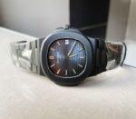 Replica PATEK PHILIPPE Nautilus 5711 ppf 1:1 Best Edition Black Dial on Black Bracelet A324 V2 - Image 5