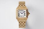Cartier Cheetah Full of Diamonds Ladies 37MM-Golden(1:1 replica)