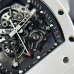 Richard Mille Rep 1:1 Watch RM055 Ceramic Bubba Watson White Factory BBR 45mm - Image 5