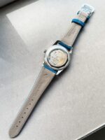 Replica PATEK PHILIPPE Calatrava 6007A-001 SS ZF 1:1 Best Edition Blue Dial on Blue Leather Strap A324CS - Image 11