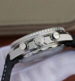 Replica Omega OMF Planet Ocean Master Chronometer Black LiquidMetal Leather Strap A9900 - Image 4