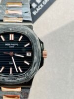 Replica PATEK PHILIPPE Nautilus 5711 DIW Carbon DIWF 1:1 Best Edition Black Textured Dial on Carbon/RG Bracelet 324CS - Image 14