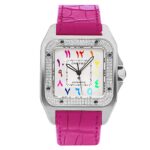 Fake Cartier Replica Watch Santos 100 Anniversary Rainbow Limited Edition Black Custom(1:1 replica) - Image 3