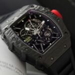 Richard Mille Rm35-02 Black Copies Watches Carbon Super Light ZF Factoy 44mm - Image 5