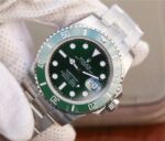 Replica Rolex Submariner 116610 LV Green Ceramic VRF SS Bracelet A2836 - Image 2
