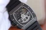 Replica Richard Mille RM011 Black Ceramic PVD Chrono Skeleton Dial Black Rubber Strap A7750 - Image 9
