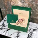 Rolex Daytona Rainbow Replica Watch Gold Wrapped + Ruby + Moissanite Diamonds 40mm - Image 4
