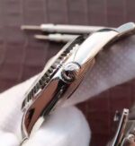 Replica Rolex DateJust 41mm 126334 Fluted Bezel White Dial Diamonds Markers SS Jubilee Bracelet A3235 - Image 4
