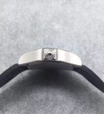 Replica Cartier Roadster SS White Dial Black Rubber Strap A2824 - Image 5