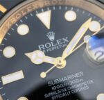 Replica Rolex Submariner 116613 LN YG Wrapped Black Dial YG Wrapped Bracelet Eta2836 - Image 4