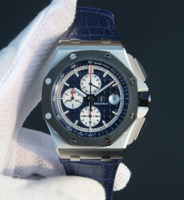 D66C5544-6050-6075-C9C1-74CF9E0ACF25.jpg Replica Audemars Piguet JF Royal Oak Offshore 26400 Blue Dial A3126 - Image 1