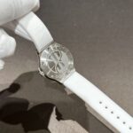 Hublot Classic Fusion Best Replica Watch White Full Moissanite Diamonds 33mm - Image 6