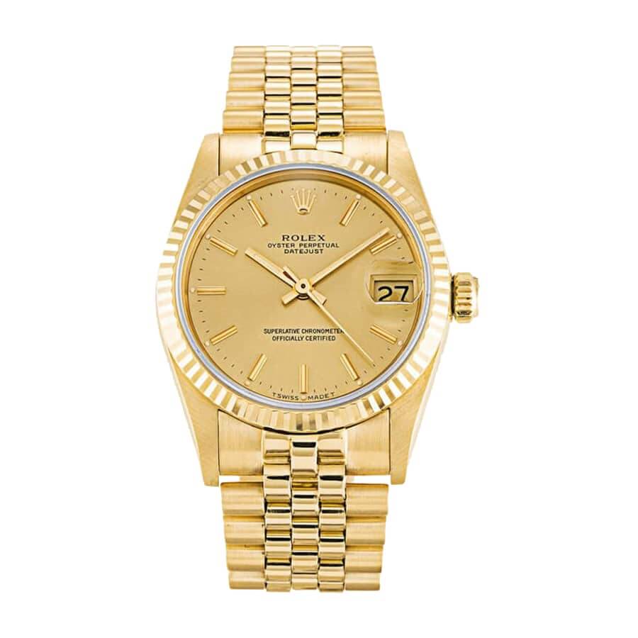 D6EC97B4-7D23-6708-36FE-5F9DE78A5F97.jpg Rolex Datejust Champagne Dial Replica - Image 1