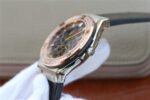 Replica Hublot Classic Fusion Tourbillon 42mm TF RG Bezel Skeleton Dial Black Gummy Strap A23J - Image 6