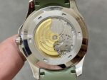 Fake Patek Philippe Replica Watch Aquanaut Jumbo White Gold Khaki Green Dial 5168G-010 3KF(1:1 replica) - Image 2