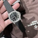 Patek Philippe Replica 1:1 Watch Aquanaut 5069G With Moissanite Diamonds Bezel 35.6mm - Image 5
