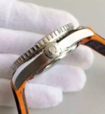 Replica Omega OMF Planet Ocean 42mm Black/Orange Bezel Black Dial Nylon Strap A8900 - Image 2
