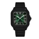 Fake Cartier Replica Watch Santos Limited Edition Black DLC-PVD(1:1 replica) - Image 2