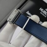 Hublot Spirit Of Big Bang Titanium Dial Blue Custom Moissanite Diamonds Hong Kong 42mm - Image 11