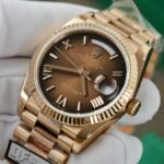 Rolex Day-Date 128235 Replica Watch Dial Chocolate Weight 158gram QF Factory 36mm - Image 5