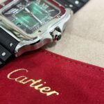 Cartier Replica Watches Santos WSSA0061 Green Dial Rubber Strap BV Factory 39.8mm - Image 6